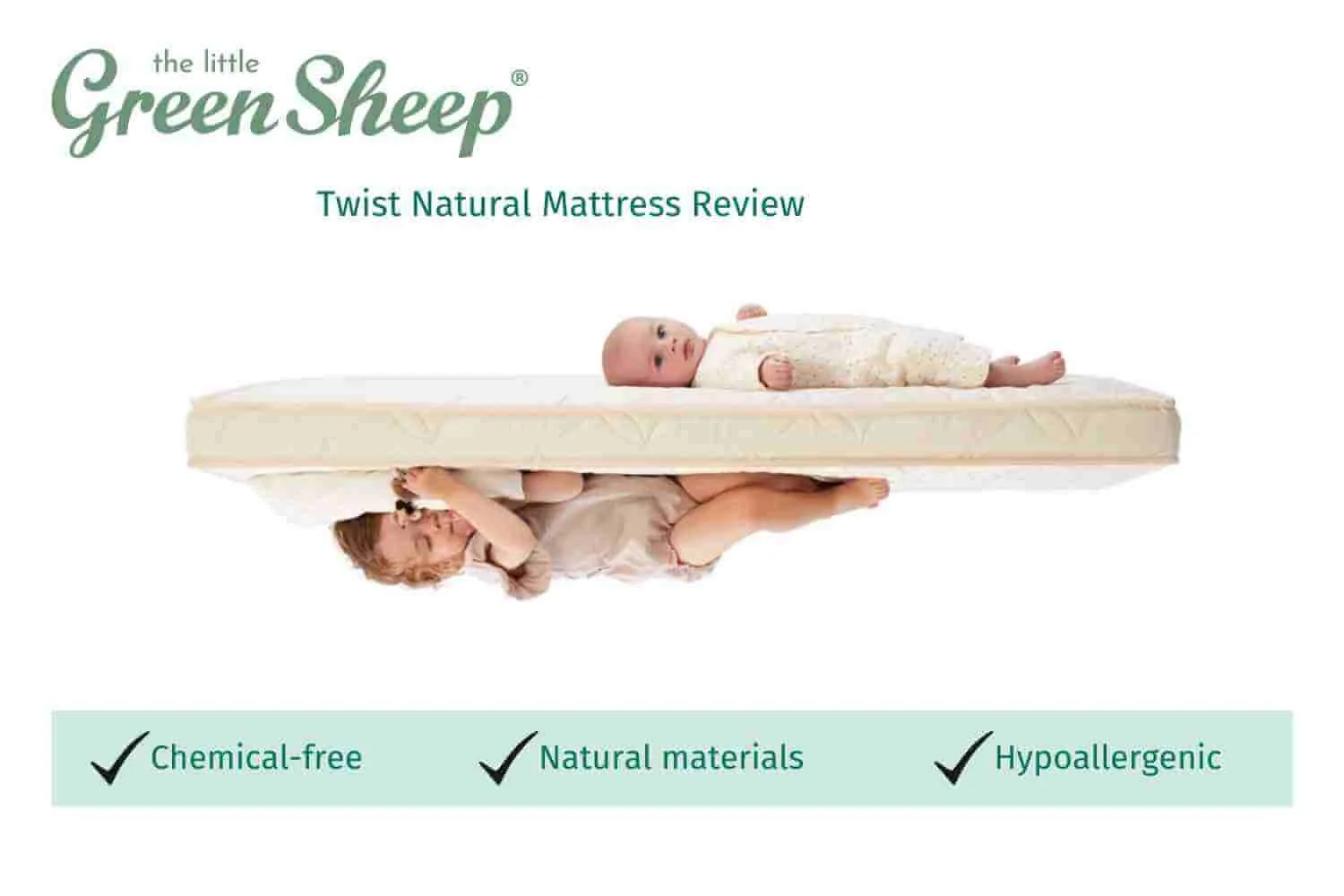 Little Green Sheep Twist Natural Mattress Review Baby Toddler Sustainably Lazy